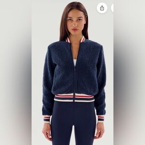 SPLITS59 - Willa Sherpa Jacket - Indigo
